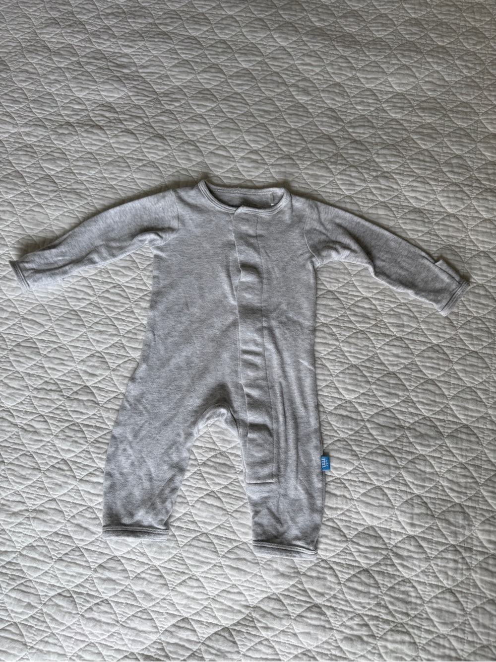 Magnetic Me Heathered Gray Infant One-Piece Romper